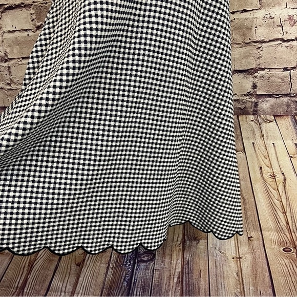 GAP Blue Gingham Print Short Sleeve Dress - Picture 5 of 10